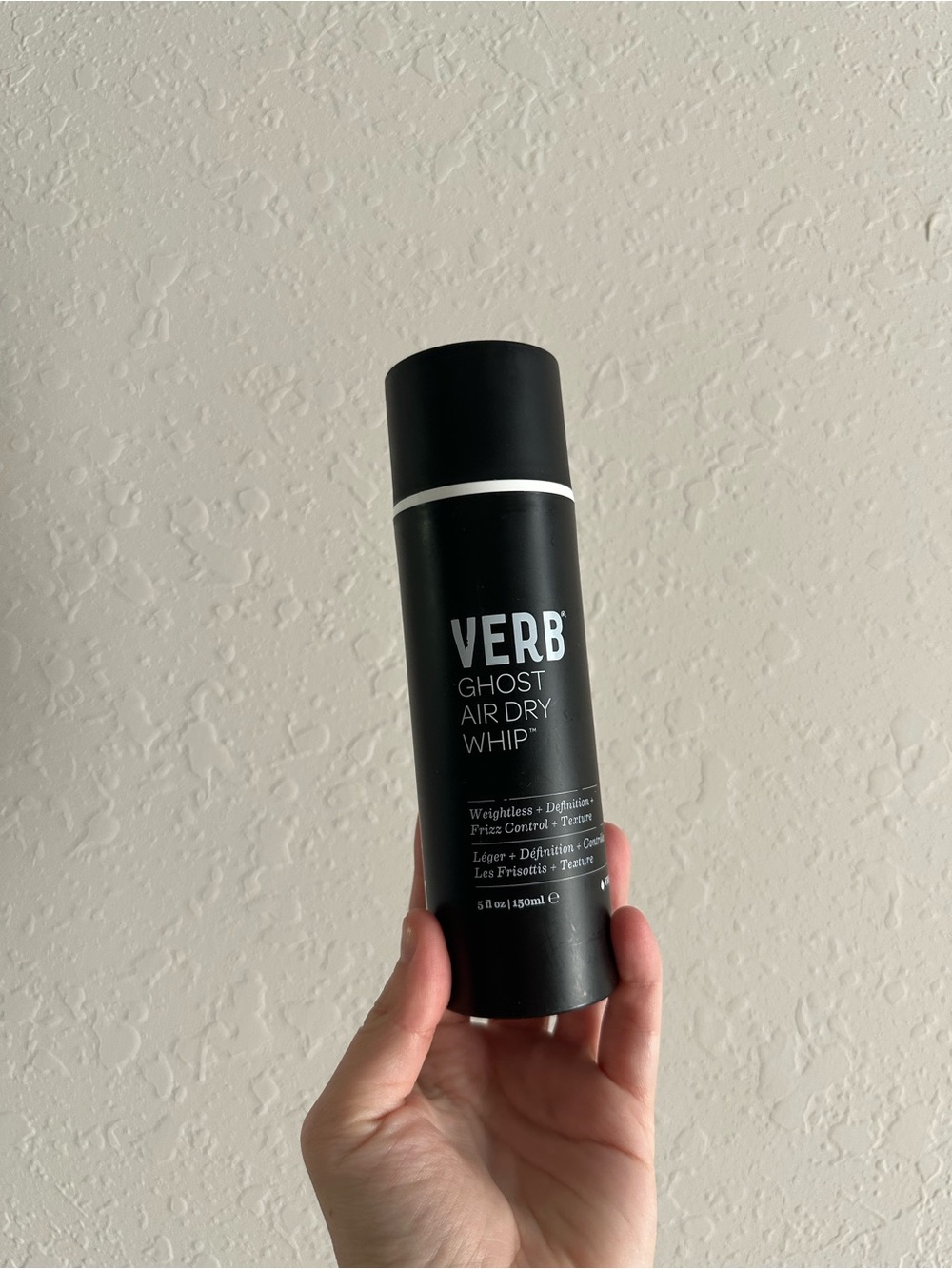 VERB Ghost Air Dry Whip – Lightweight Styling Whip in Black